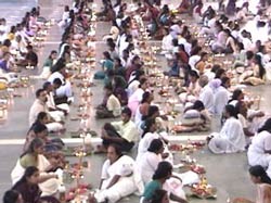 Navaratri celebrations in Amritapuri