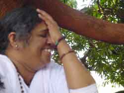 Amma laughing