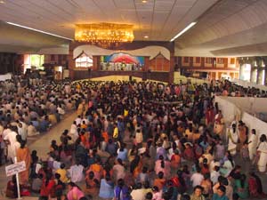 Darshan in Amritapuri