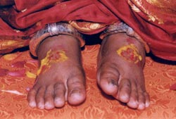 Amma's feet