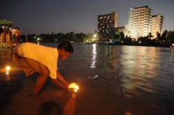 lamps on the backwaters