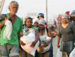 Hurricane Katrina relief work