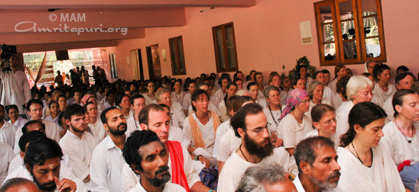 Amma's tour group in Talassery