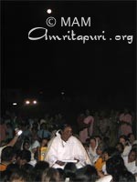 Amma with the tour group