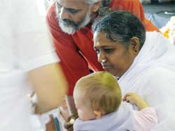 Amma with a baby