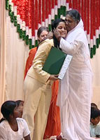 Amma with Dr. Ruby Dhalla