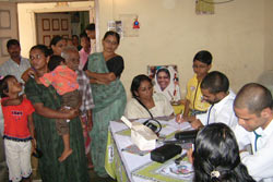 Brahmachari-doctors treating patients in Surat