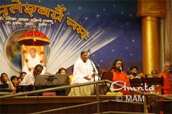 Amma on stage