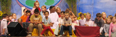 Amma with children in Germany