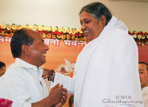 Amma s lesson: No better religion than serving poor