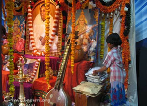 Durgapuja at Amritapuri