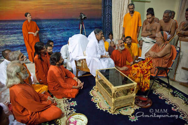 Meeting with Amma