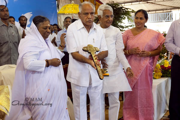 Ama on stage in Bengaluru