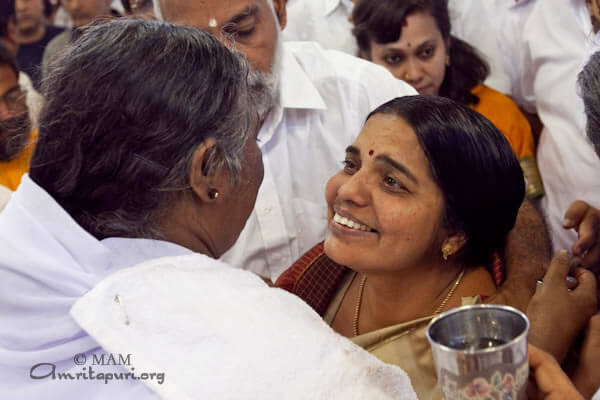 Amma's darshan