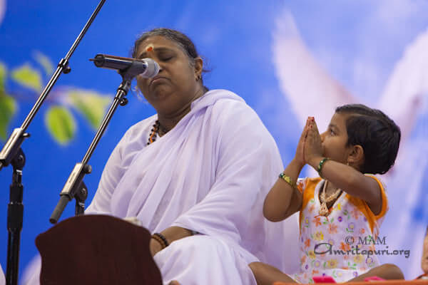 Amma with a child