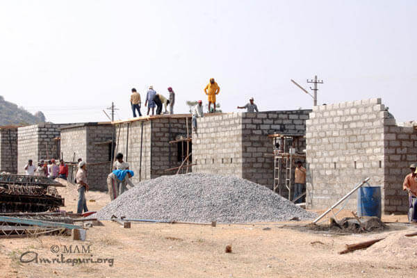 MAM building houses in Raichur District devastated by the recent flood