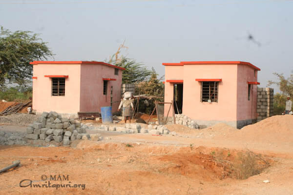 Housing construction in Raichur district, Karnataka