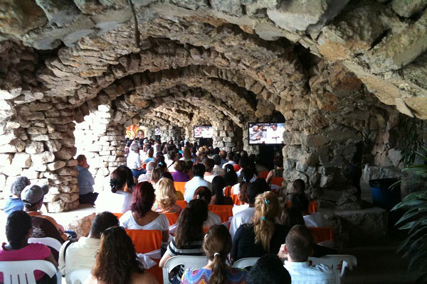 Swami Ramakrishnananda's program in Caracas, Venezuela