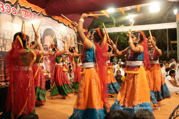 Amrita Vidyalayam children performing a dance