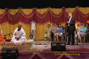 Amma on stage