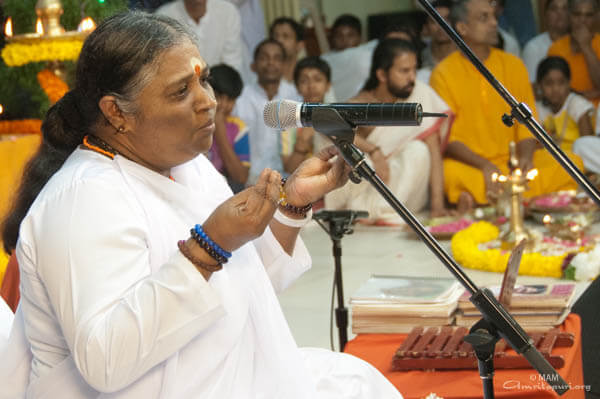 Amma speaks on Sri Krishna Jayanthi 2010, Amritapuri