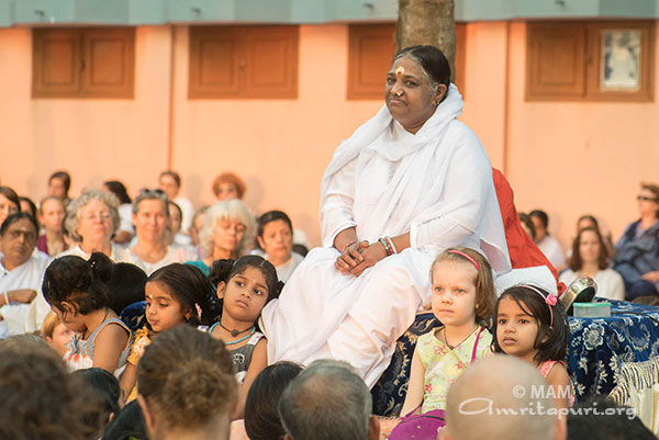 All of you are my angels : Amma
