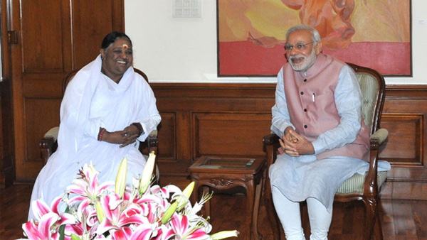 Amma & India's Prime Minister Narendra Modi