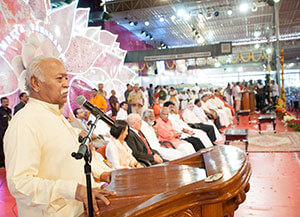 Amma manifests the eternal message of Bharat