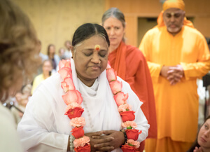 Amma’s message seems more important than ever before