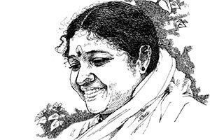 Drawing of Amma