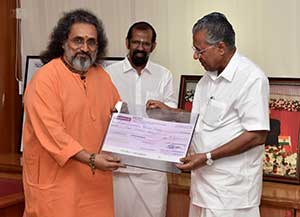 MAM Gives 2 Crore to CM Relief Fund for Cyclone Ockhi