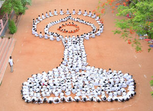 International Yoga day celebrations at Amrita Institutions