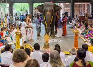 Gaja puja on Ganesh Chaturthi