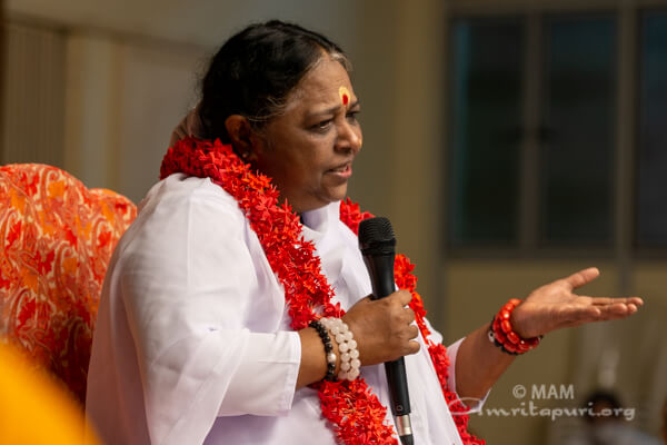 You are in Amma’s heart, Amma is also in you