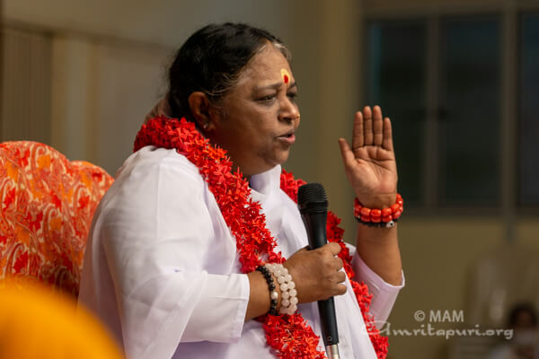 Children, you are in Amma’s heart