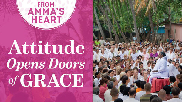 Attitude opens doors of Grace