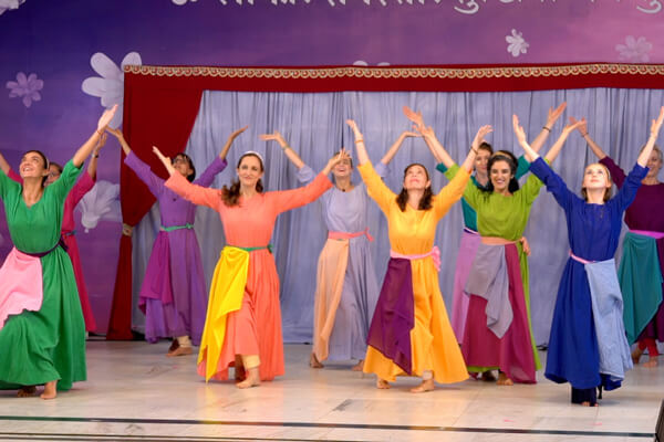 A Christmas dance