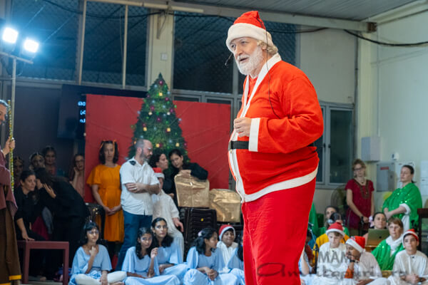 Santa Claus in Amritapuri 2023