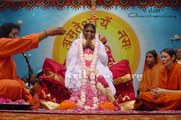 Amma's Pada Puja