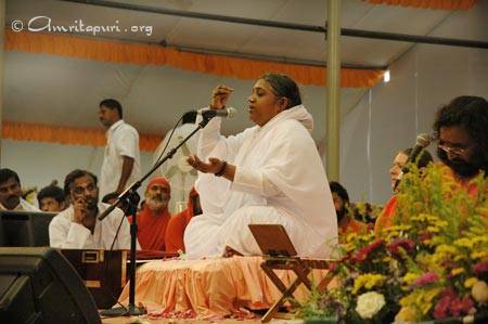 Amma on stage