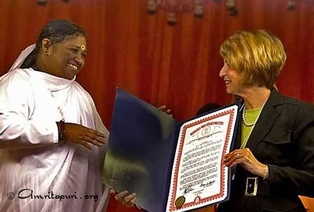 It Is A Pleasure To Honor Amma Amma Mata Amritanandamayi Devi