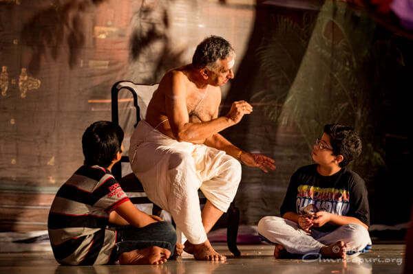 Cultural Program: drama by the Ashram residents 16-onam07