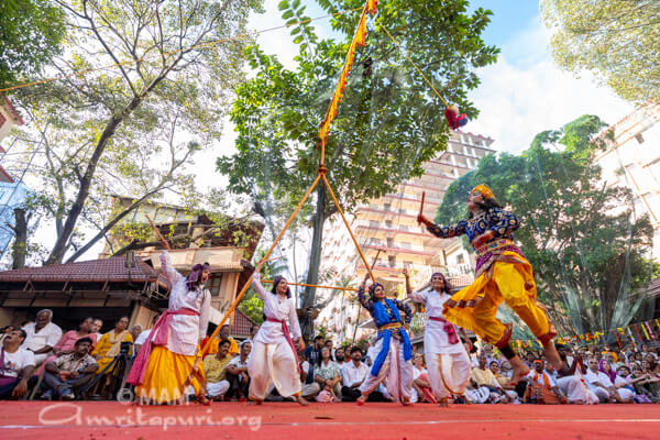 Krishna is smashing the pot