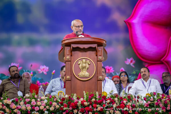 Vice President CP Radhakrishnan address Amritavarsham 73
