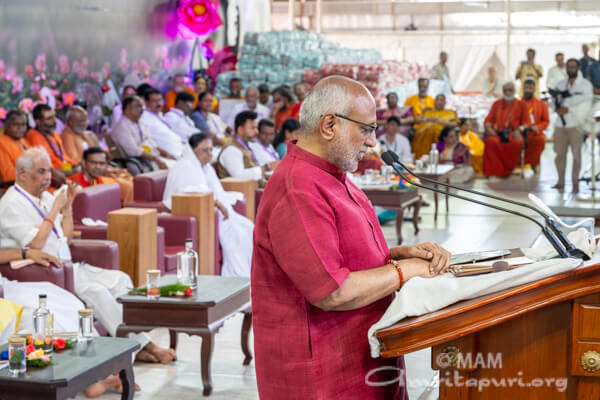 Vice President CP Radhakrishnan address Amritavarsham 73